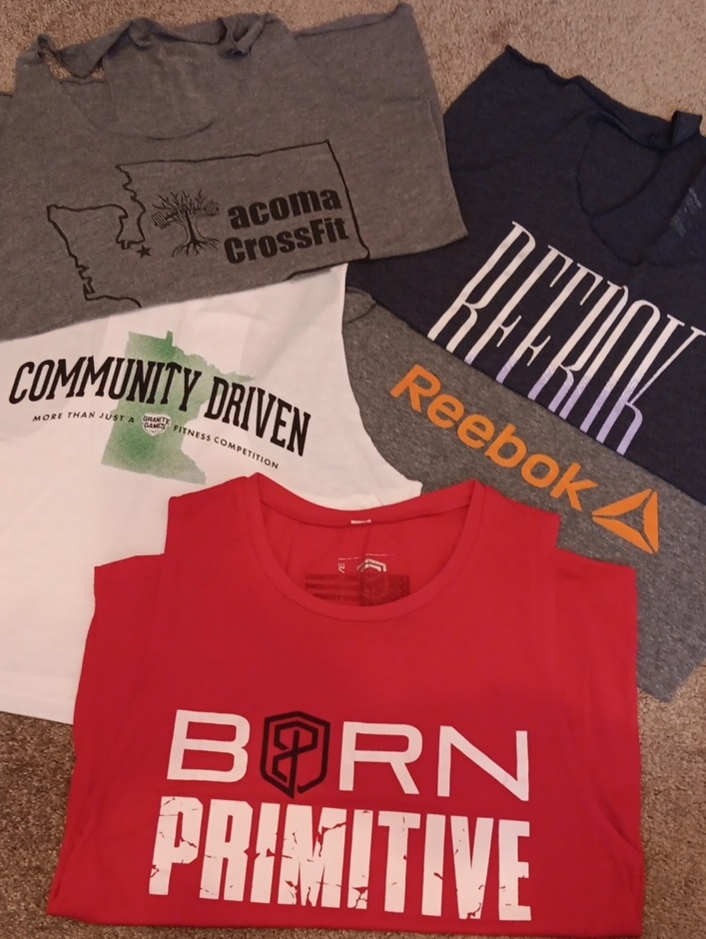 Lots of 5 CrossFit Tanks